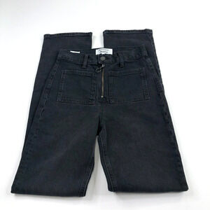 Reformation Jeans Peyton Zip Ultra High Rise Bootcut 25 (Fit 26W 33L) BoHo Jeans